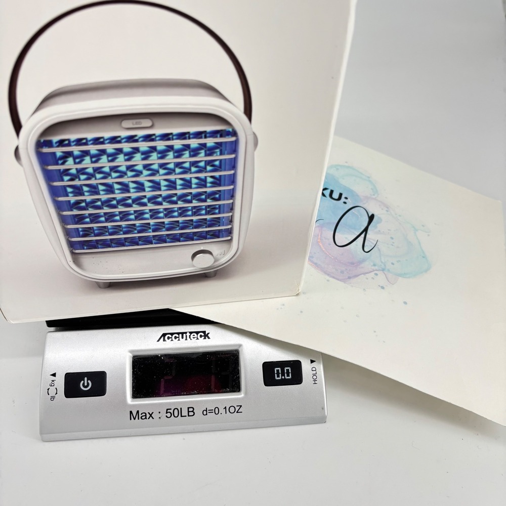 Blaux Classic Desktop AC Portable USB Personal Air Cooler White Fan 200ml Tank - Picture 8 of 8